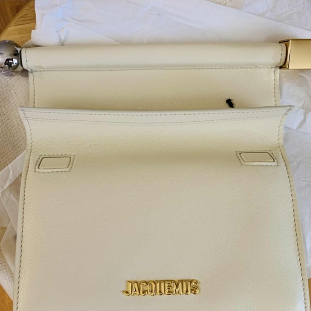 Jacquemus La Petite Pochette Rond Carré Clutch - Picture 7 of 8
